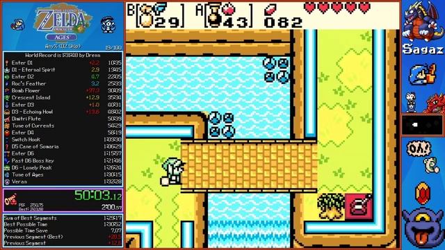 [old] The Legend of Zelda: Oracle of Ages Any% speedrun in 1:31:40 смотреть онлайн