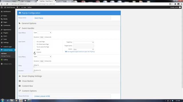 Indeed Smart PopUp for WordPress смотреть онлайн