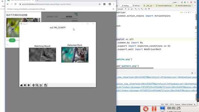 125. Python-Crawler: Auto slide Douban verification ft. Selenium, OpenCV смотреть онлайн