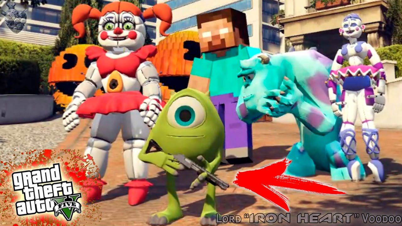 ГТА 5 МОДЫ! АНИМАТРОНИКИ FNAF СПАСАЮТ ХИРОБРИНА ОТ ПАКМЕНА! ВИДЕО ОБЗОР МОДОВ GTA V! GTA 5 MODS #207 смотреть онлайн