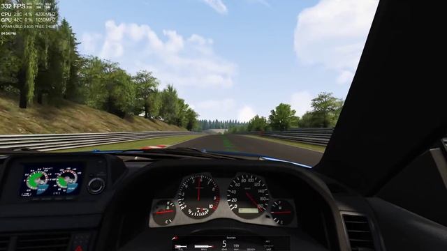 Assetto Corsa g27 - nissan skyline r34 japan dlc (insane sound) small test around the ring :) смотреть онлайн