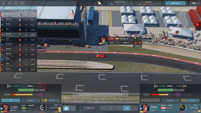 Motorsport Manager - Endurance Series DLC - Season 1 Race 1 - Britton Motorsport