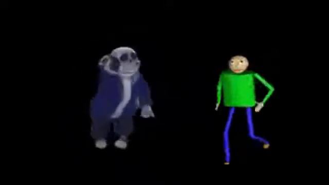 Baldi and Sans From Undertale Dancing The Ultimate Fornite Dance смотреть онлайн