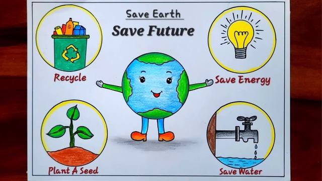 Best Environment Day Poster Drawing Ideas | World environment Day 2023 Poster Idea | Creative Poste смотреть онлайн