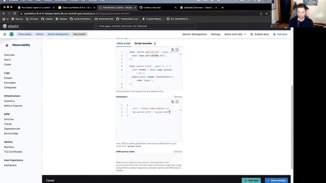 Synthetics 8.4.0 - Elastic Observability смотреть онлайн