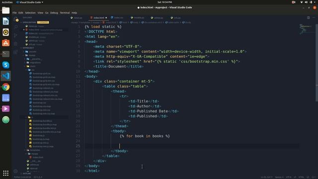 How to add bootstrap in Django смотреть онлайн
