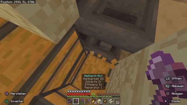 |Automatic warehouse shown| #211 Let's Play Minecraft PS5 смотреть онлайн