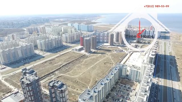 Видео с высоты, Санкт-Петербург, Недвижимость, Ленинский проспект, смотреть онлайн