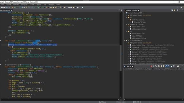 Crear PDF en javafx con pdfbox y jericho html ( Crear PDF con múltiples lineas en java ) смотреть онлайн