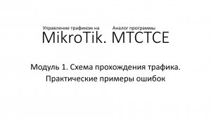 НФиПТ на MikroTik. Практические примеры ошибок