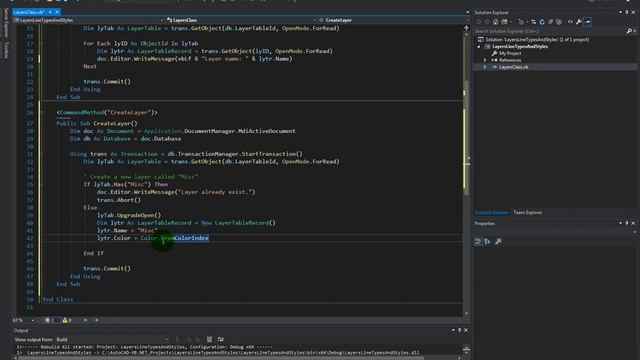 S6-4 Creating a Layer using VB.NET смотреть онлайн