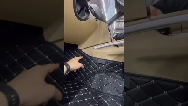 3D Коврики из экокожи для Mercedes-Benz GL X164 смотреть онлайн