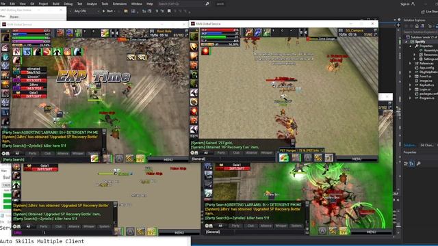 Auto skill 4 client while #rangs Ran online บอทแรน смотреть онлайн
