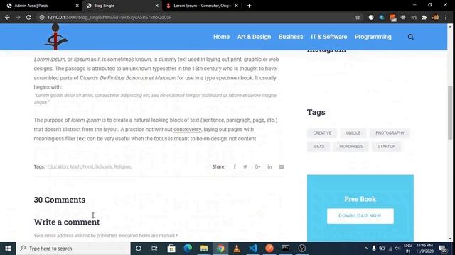 Blogging Website with Free source Code || firebase node смотреть онлайн