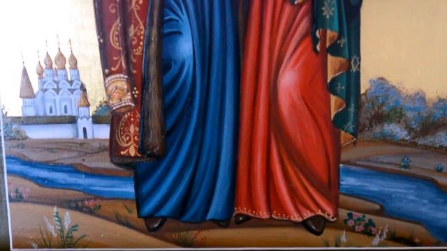 Икона Петр и Феврония с голубями смотреть онлайн