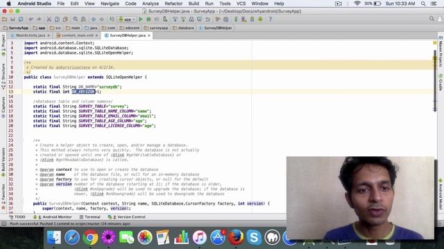 Android Basics - Learn how to update SQLite Database смотреть онлайн