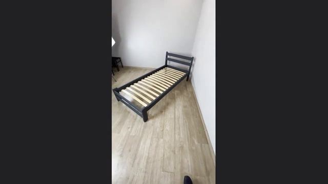 Кровать мишка ламели, антрацит смотреть онлайн