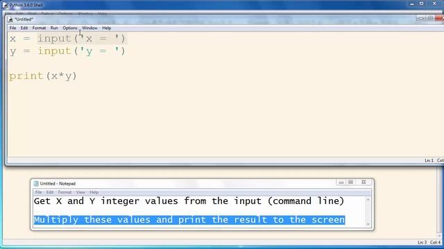 Python - Challenge 1 - Get two Values from the Command Line, Multiply them and Print the Results смотреть онлайн