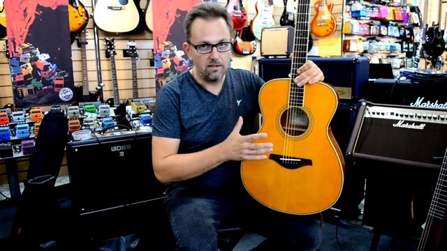Быстрый тест гитары Yamaha TransAcoustic смотреть онлайн