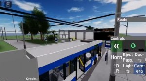 Первый раз вожу троллейбус! Водитель троллейбуса в роблоксе!