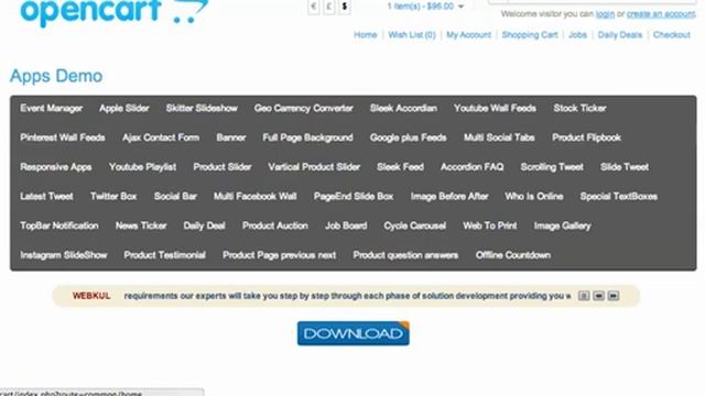 Opencart News Ticker смотреть онлайн