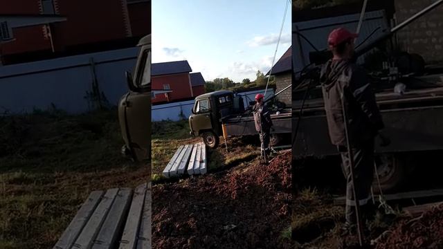 Фундамент. Забивка бетонных свай смотреть онлайн
