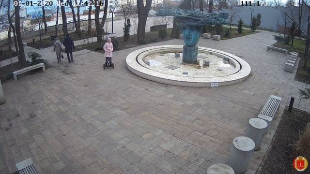 Segway Around the Fountain ... Греческий парк | Odessa, Ukraine смотреть онлайн