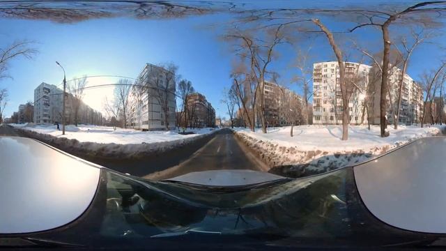 Улица Челюскинцев в Самаре. Видео 360 смотреть онлайн