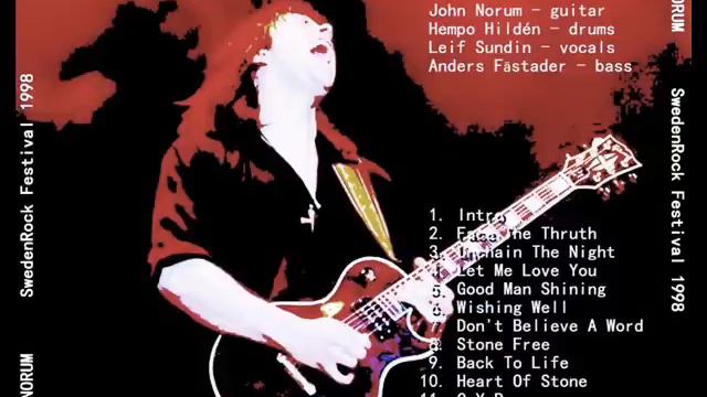 John Norum - Heart of Stone ( Live at Sweden Rock Festival 1998) смотреть онлайн