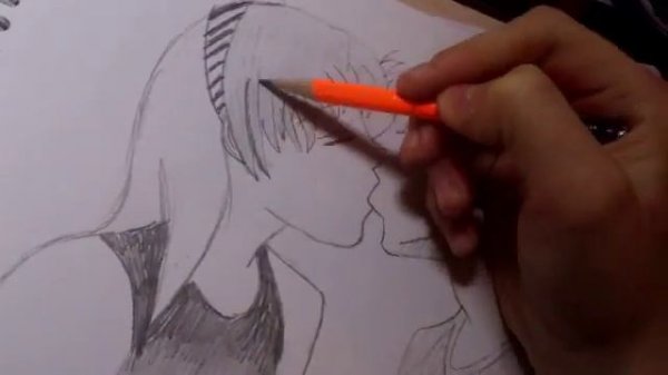 Рисунок поцелуя-Art.com