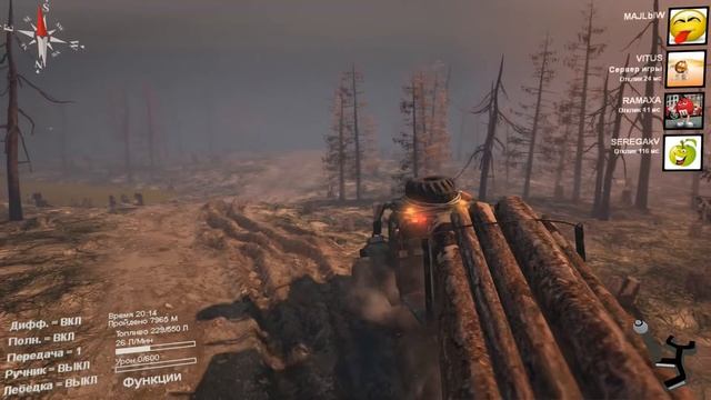 SpinTires - карта "Передаст: ошибка конструктора" пройдено #19 смотреть онлайн