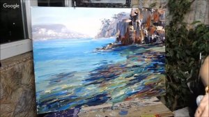 ? ХуДоЖнИкИ Морской пейзаж акрилом / Урок рисования / Инна Ермакова