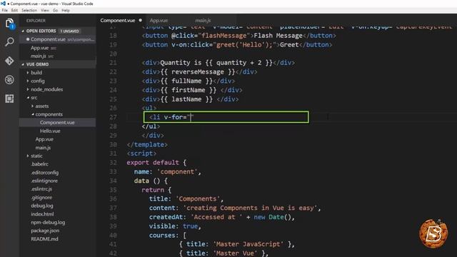 Vue.js 101 : Efficient Data Presentation with Vue.js: Displaying Filtered and Sorted Data смотреть онлайн