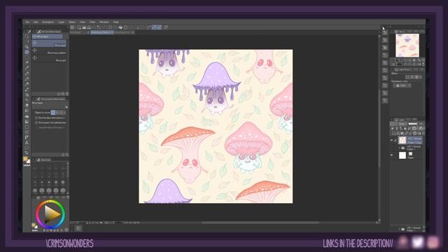 How to Create Seamless Tiling Patterns || Clip Studio Paint Tutorial #1 смотреть онлайн