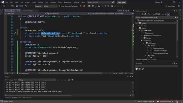 Construction Script в C++ | #11 - Курс по основам C++ в Unreal Engine 5
