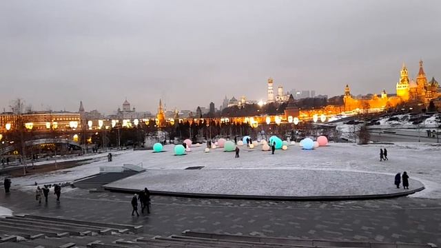 Москва,парк Зарядье. смотреть онлайн