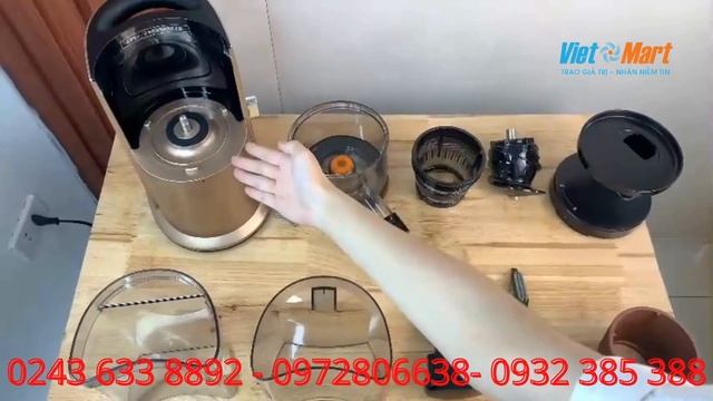 MÁY ÉP CHẬM PHILIPS HR 1883: Việt Mart Review và Hướng dẫn sử dụng. смотреть онлайн