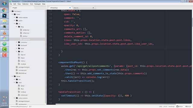 33 implementing full stack likes смотреть онлайн