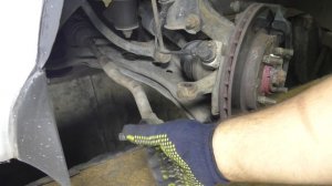 Chevrolet Aveo. замена рулевого наконечника.