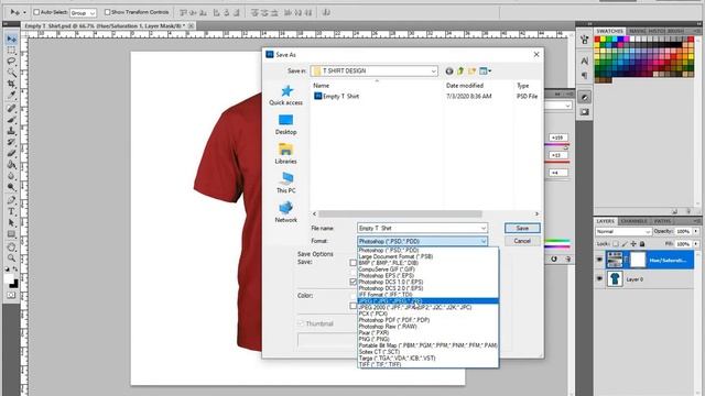 How To Change T-Shirt Color | Tutorial Photoshop CS5 Portable Version смотреть онлайн