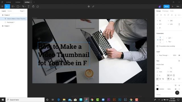 How To Make a Video Thumbnail For Youtube in Figma | Figma Tutorial | Graphics Design | MS Films смотреть онлайн