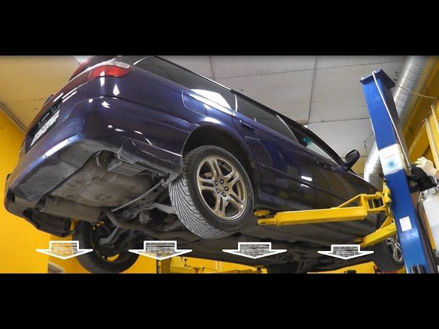 Первое ТО и история обслуживания Subaru Legacy Twin turbo смотреть онлайн