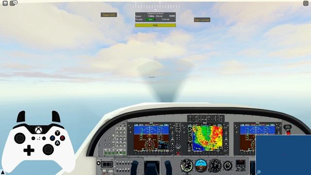 ? PTFS Using Controller to fly a Plane (Roblox Pilot Training Flight Simulator) смотреть онлайн