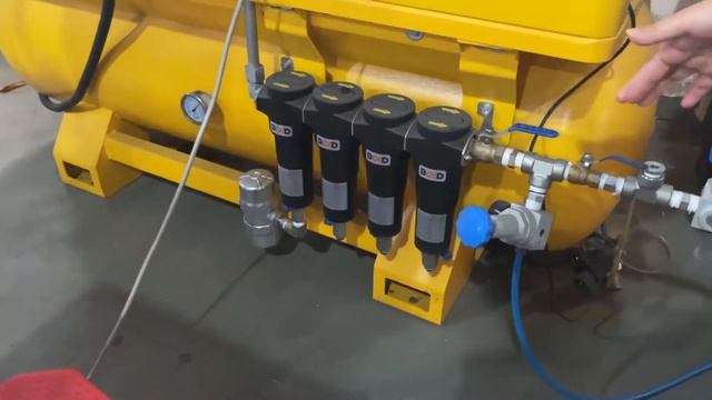 Air Compressor for 4 kW Metal Sheet Laser Cutter In B&D Factory смотреть онлайн