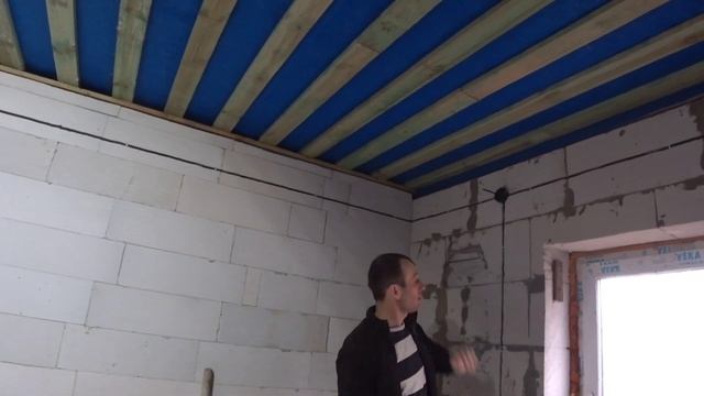 Строим дом своими руками. Начали делать электрику в доме. смотреть онлайн