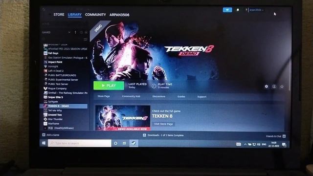 Tekken 8 Game Tested on Low end pc|i3 8GB Ram & Intel UHD 620|Fps Test| смотреть онлайн