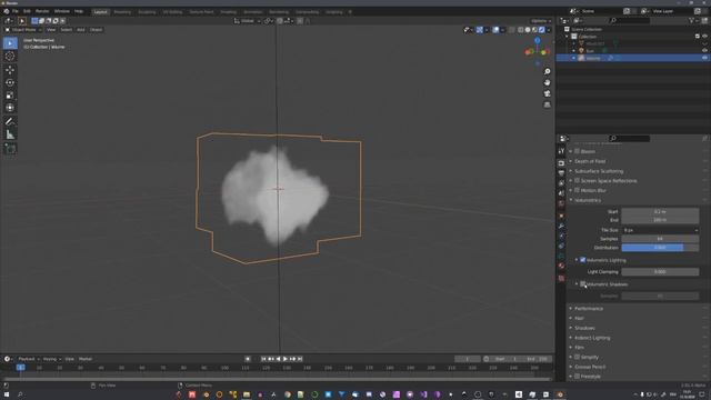 Eevee Volume Displacement for Easy Clouds [Blender 2.91] | English смотреть онлайн