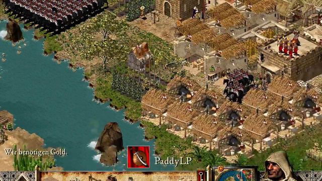Let´s play Stronghold Crusader, Kreuzzugsmarsch, Mission 60, Schlangenstrom, German смотреть онлайн
