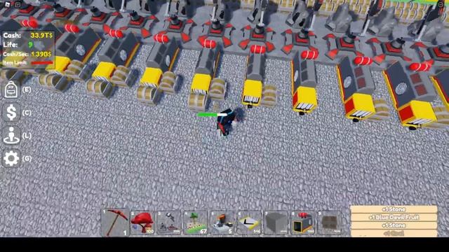 Ферма угля в Block Tycoon ⛏️ смотреть онлайн
