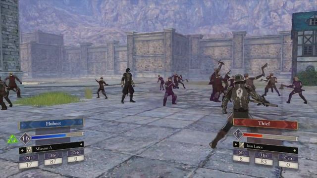 Battle in the Kingdom (Black Eagles) hard classic mode | Fire Emblem: Three Houses смотреть онлайн